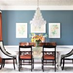Colorful Contemporary Dining Room Space Lindsey Putzier Design Studio Ohio