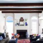 Updated Fireplace in Family Room Space Lindsey Putzier Design Studio Hudson OH