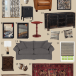 Kid Friendly Family/Living Room Space Mood board Lindsey Putzier Design Studio
