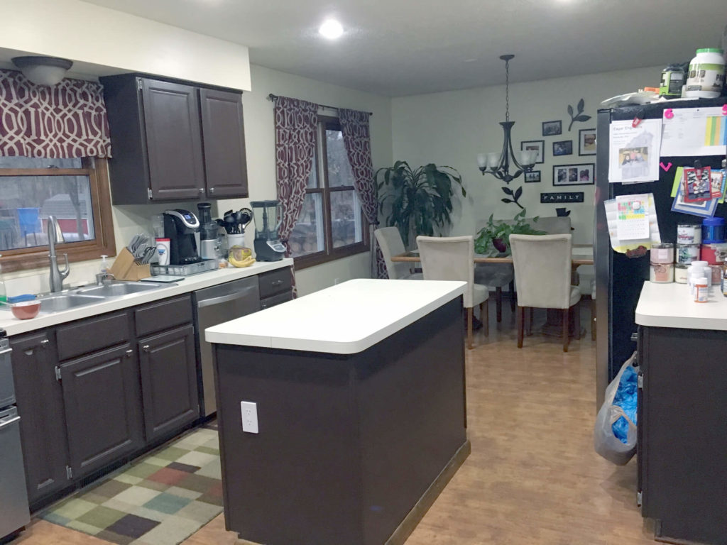 Kitchen Space Before Lindsey Putzier Design Studio Hudson OH