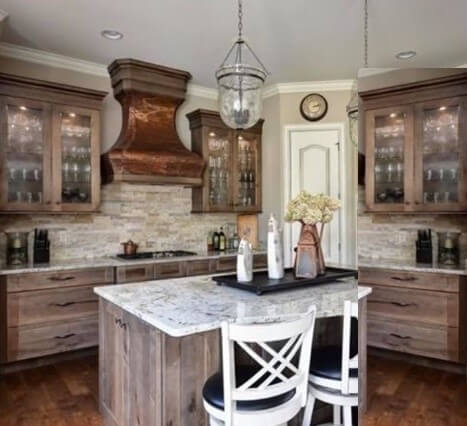 Potential Cabinetry Option 1 Wooded Cabinets for Kitchen Transformation Lindsey Putzier Design Studio