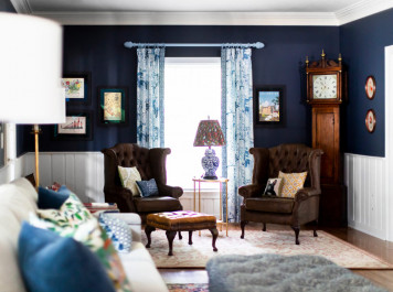 Before & After: A British-Inspired Family Room