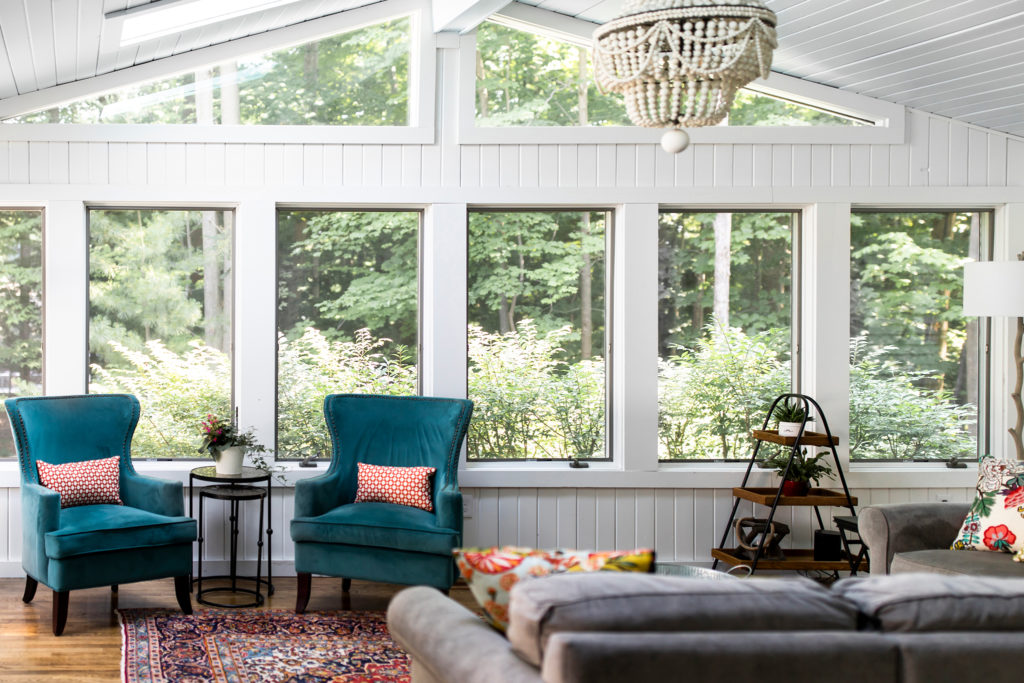 Interior Design Hudson OH - Bright Sun Room - Lindsey Putzier