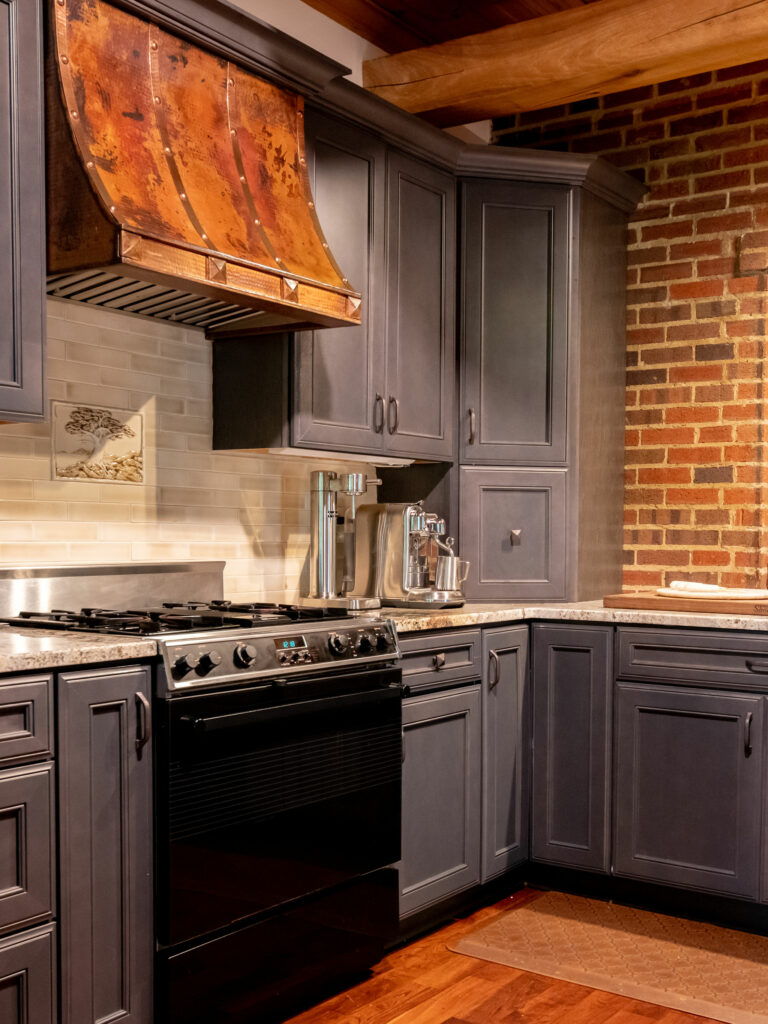 Elongated subway backsplash tile Lindsey Putzier Design Studio