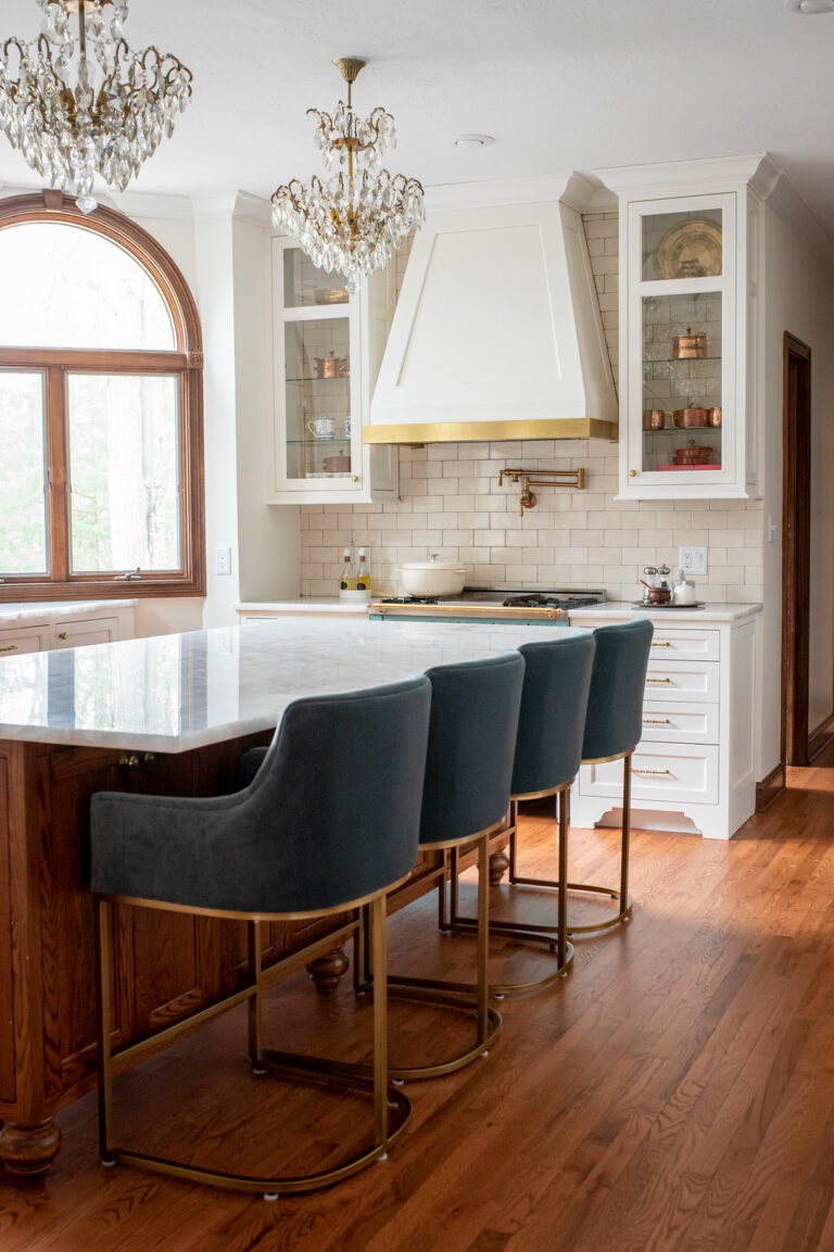 Before & After: Glamorous Hudson Kitchen - Lindsey Putzier Design Studio