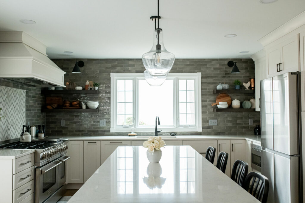 After photo of Kitchen design Lindsey Putzier Design Studio Hudson, OH