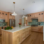 quarter sawn white oak cabinetry in Kitchen remodel. Lindsey Putzier Design Studio. Solon, OH