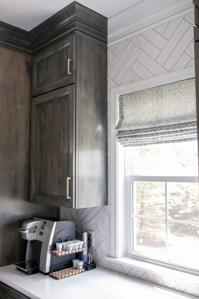 Design mistakes homeowners make - window treatments in kitchen   - Lindsey Putzier Interior Design Hudson Ohio 