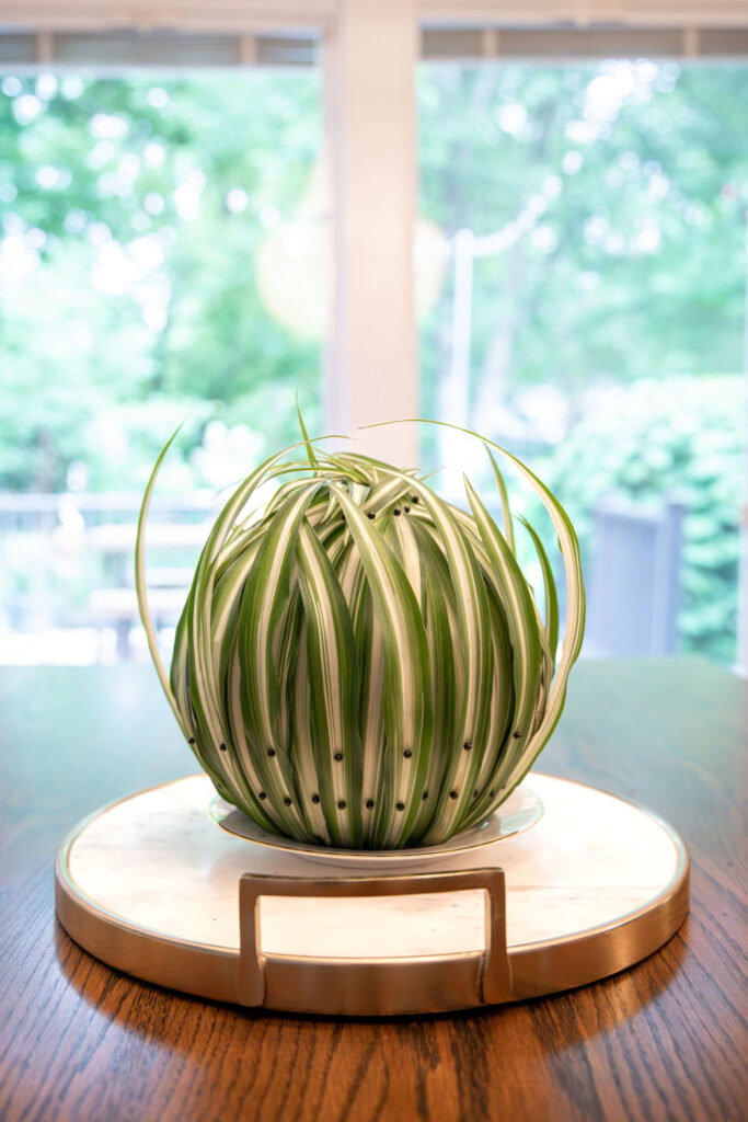 Greenery on the kitchen table Hudson Home and Garden Show 2026, interior design, Lindsey Putzier