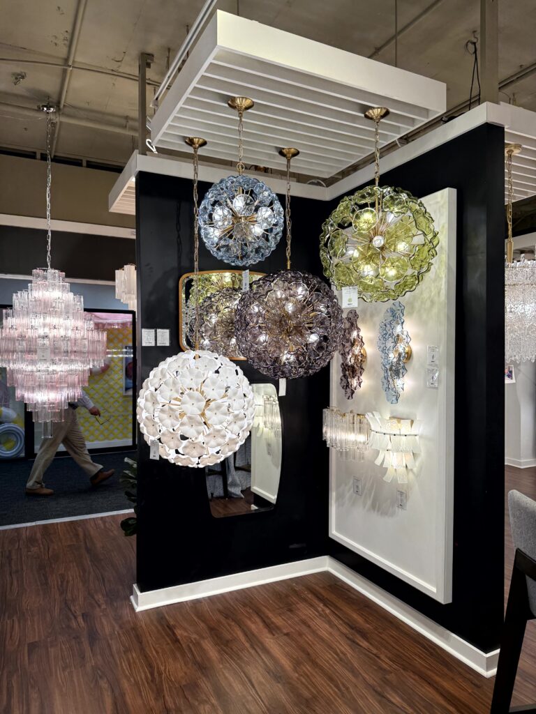 Accent floral lighting