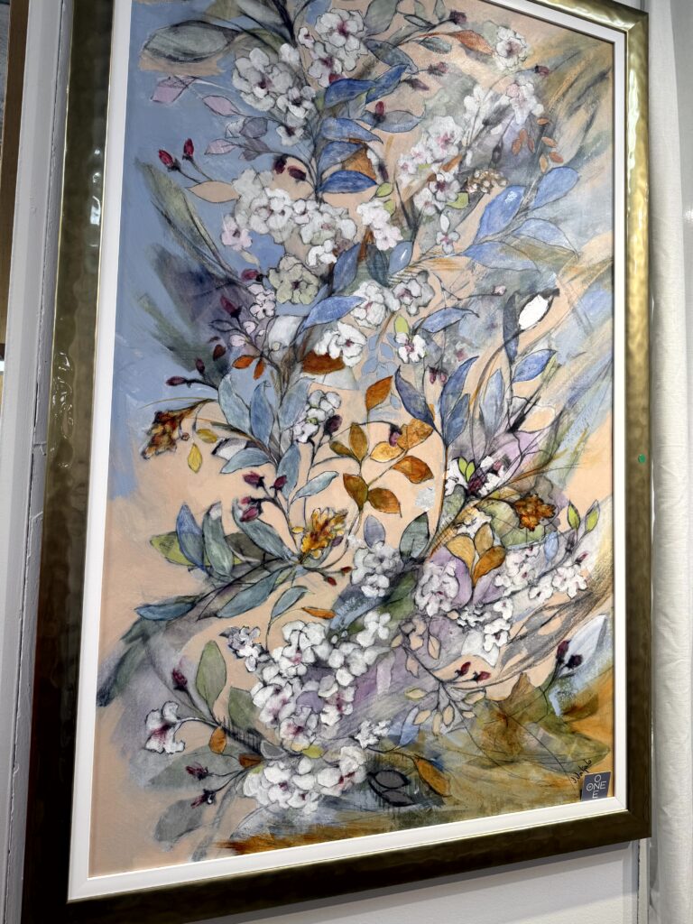 Painting with florals - High Point Market, interior design trends, Lindsey Putzier Hudson Ohio